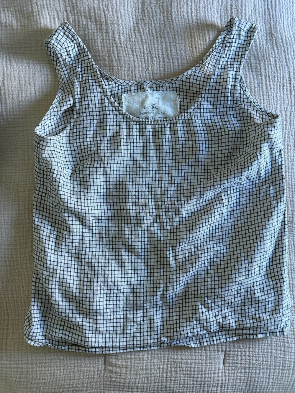 Not Perfect Linen Tank